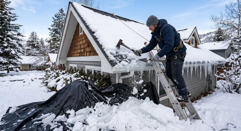 Ice Dam Removal in Bellevue, WA