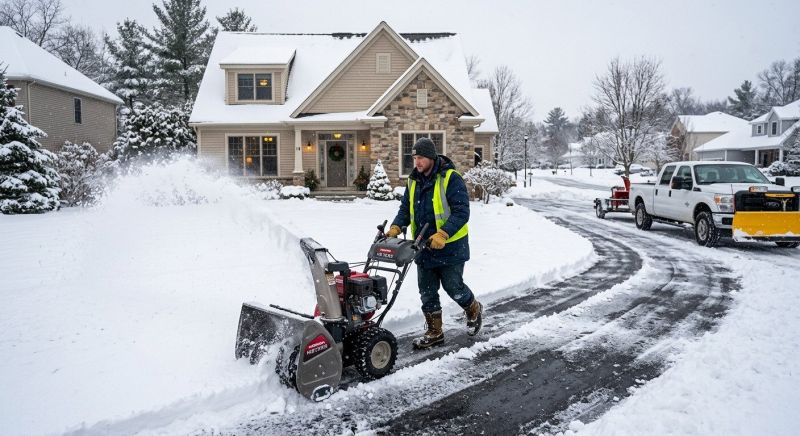 Parking Area Snow Removal in Long Island, NY