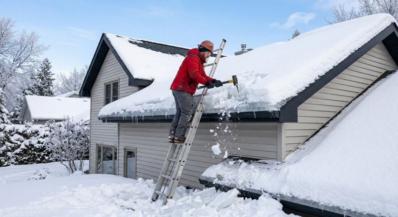 Roof Ice Dam Removal in Olympia, WA