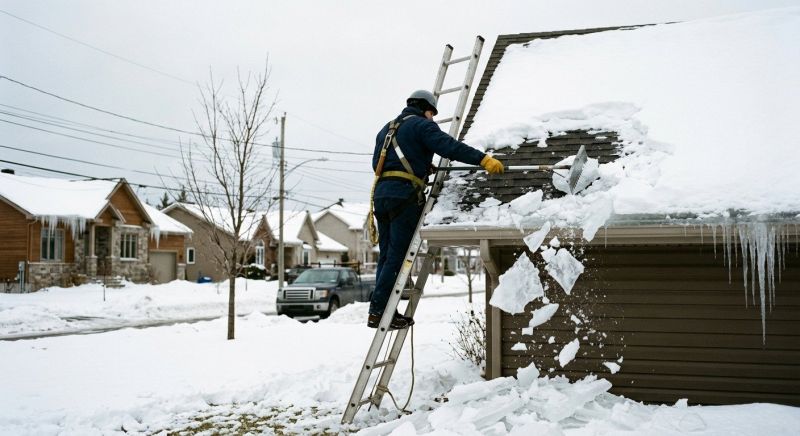 Roof Ice Dam Removal in Puyallup, WA